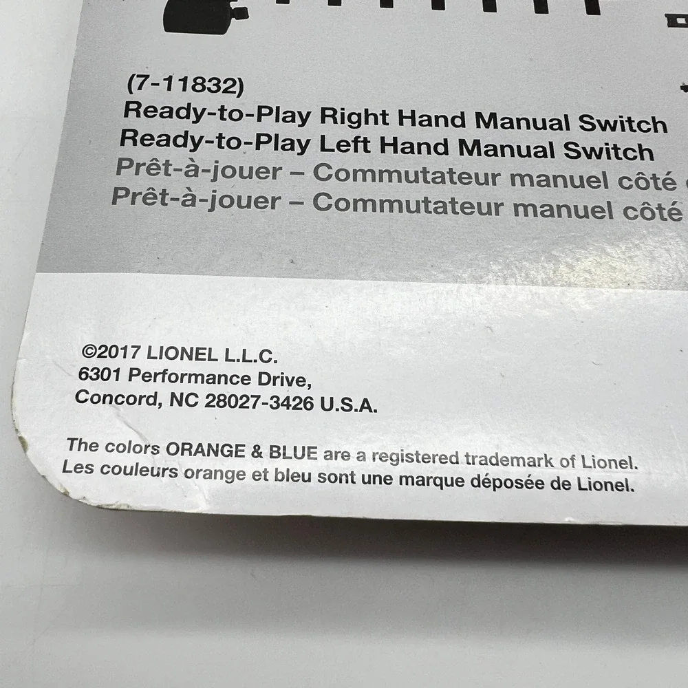 Lionel 3x 12Pk Straight Track 7-11826 Ready-To-Play G Train Track Accessory
